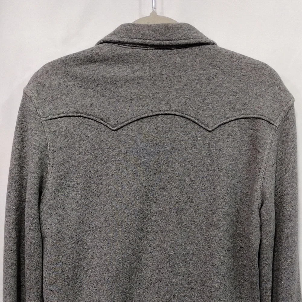 Levi's Knit Shacket Mens S Gray Casual Comfy Retro 90s Y2K